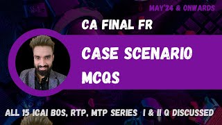 FR Case scenario MCQs  CA Final FR  Pratik Jagati [upl. by Angela]