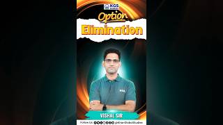 Option Elimination by Vishal Sir elimination option tense preposition determiners kgsbanking [upl. by Oster]