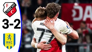 Utrecht vs RKC Waalwijk 32 All Goals and Extended Highlights [upl. by Frieder367]