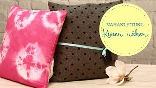 Kissen nähen  DIY [upl. by Veta]