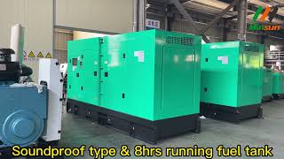 350Kva280Kw diesel generator by Weichai engine with Minsun stamford alternator [upl. by Noevad]