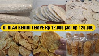 CARA MEMBUAT KERIPIK TEMPE RENYAH TAHAN LAMA COCOK JADI IDE JUALAN [upl. by Eelannej]