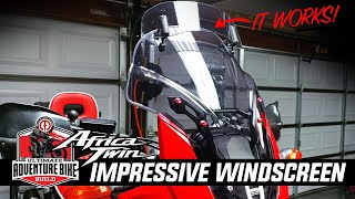 Africa Twin Build  The Best Windscreen From MRA [upl. by Querida138]