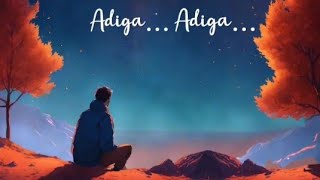 Adiga Adiga Song Editing Video  Beely lyrics  whatsappstatus  Editz by Suri [upl. by Dion283]