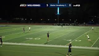 Belen Jesuit vs Mater Academy Charter Varsity soccer [upl. by Pol]