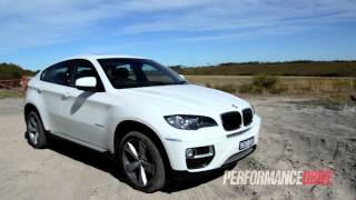 2012 BMW X6 xDrive30d start up and 0100kmh acceleration [upl. by Ellenohs]