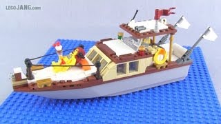 LEGO classic wooden powerboat MOC [upl. by Matthew]