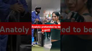 Powerlifter Pretended to be a Cleaner with Girls ANATOLY GYM PRANK shorts prank fitness [upl. by Adaj85]