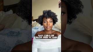 Bantu knot out on 4C hair naturalhair 4chair naturalhairstyles [upl. by Kasper]