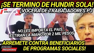 ¡FURIOSA EN FORO SE HUNDE SOLA ARREMETE CONTRA BENEFICIARIOS DE PROGRAMAS SOCIALES PATRICIA AGUAYO [upl. by Josephine]