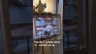 Filming for a hotel in Mayfair today and set up includes wireless viewing monitoring sony camera [upl. by Nnaeed859]