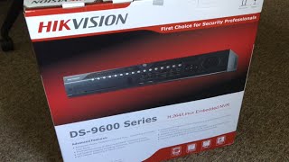 Hikvision NVR setup DS9632NIST DS2CD2132FI security camera system Full amp complete programming [upl. by Nahem784]