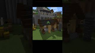 Minecraft Custom Toolsmith House  Minecraft minecraft shorts short shortvideo shortsvideo [upl. by Esialb412]