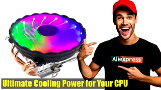 Ultimate RGB CPU Cooling Fan  TISHRIC 4 Heatpipes Cooler Review [upl. by Iliam]