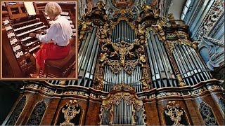 Worlds Largest Cathedral Organ  quotTOCCATA TU ES PETRAquot  Diane Bish in Passau Germany [upl. by Bowe]