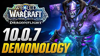 Patch 1007 Demonology Warlock DPS Guide New Talents Rotations and More [upl. by Ttergram499]