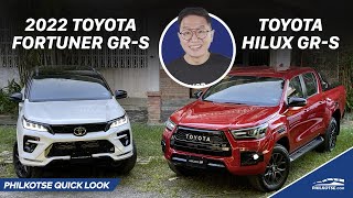 2022 Toyota Fortuner GRS amp Hilux GRS Gazoo Racing All Things  Philkotse Quick Look [upl. by Clardy]