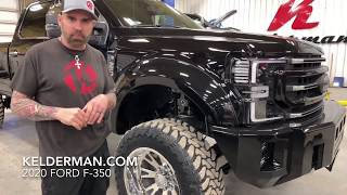 KELDERMAN BLACK amp CHROME 2020 F350 PLATINUM [upl. by Ydnas97]