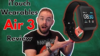 iTouch Wearables Air 3 Smartwatch Review  Fitness Tech Review [upl. by Engapmahc]