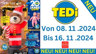 TEDi Prospekte Angebote Werbung Gültig von 081024 bis 161124​ Werbung DE [upl. by Armbrecht430]