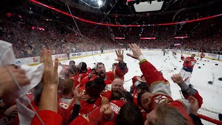 What it was like being on the glass when the Panthers won the Stanley Cup 🎥 [upl. by Annabella751]