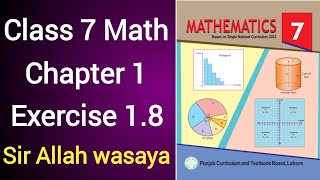 Class 7 Math New Book Chapter 1 Exercise 18  Class 7 Math New Book Unit 1 Exercise 18 [upl. by London]