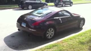 350Z With Invidia True Dual Exhaust  Top Speed Labs [upl. by Andris]