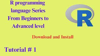 R Tutorials latest New Series for Beginners 2024  R programming Language  Tutorial 1 [upl. by Puett]