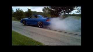 1995 V6 Mustang LSD Burnout [upl. by Llarret]