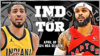 Toronto Raptors vs Indiana Pacers Full Game Highlights  Apr 9  2024 NBA Season [upl. by Columbyne]