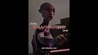 Asajj Ventress vs Qui Gon Jinn  shorts [upl. by Anoerb]