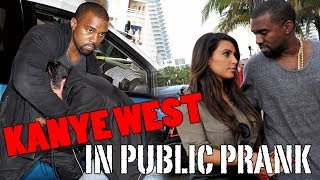 Kanye West in Public Prank [upl. by Drawde]