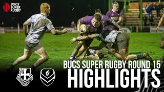 BUCS Super Rugby Highlights  Durham vs Loughborough [upl. by Arabelle]