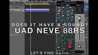 UAD NEVE 88RS What does it sound like [upl. by Hessler]