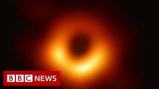 First ever black hole image released  BBC News [upl. by Enylodnewg]