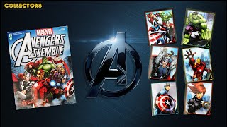 AVENGERS ASSEMBLE  FULL STICKER ALBUM [upl. by Dlorag]