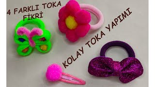 Evde Toka Yapımı 1 🌸 4 Farklı Toka Modeli  4 Idea for Making Buckle [upl. by Moitoso]