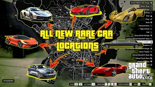 GTA V  All New Rare Car Locations in Story Mode XBOX PC Ps4 PS5 [upl. by Namolos]