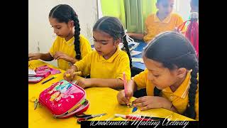 Bookmark Making Activity  Paper Art Fun  Classes IIIV  Alliance International School [upl. by Retswerb]