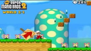 FULL VIDEO SUPER MARIO BROS 2 W1 3 gaming [upl. by Nirrat]