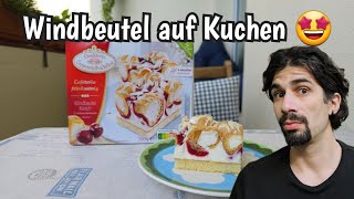 Sahne satt Coppenrath und Wiese Windbeutel Kirsch Kuchen probiert [upl. by Jenica]