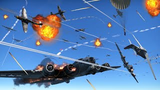 BIGGEST BOMBING RAID in WAR THUNDER [upl. by Evetta]