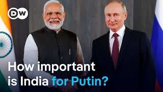 Indias PM Narendra Modi arrives in Moscow on a twoday visit  DW News [upl. by Australia663]