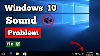 Sound problem on Windows 1011  How to Fix Sound problem in PC Laptop Windows 10 Sound Problem ✅ [upl. by Kissiah]