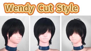 圓臉最佳髮型小顏效果Wendy Cut StyleThe best hairstyle for round faces Small face effect [upl. by Anehc371]