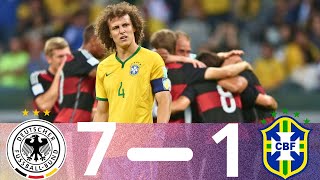 Germany vs Brazil 71 Highlights 2014 World Cup semi final [upl. by Landis]