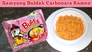 How to make Samyang Buldak Carbonara Ramen  Stir Fry Noodles ramen samyang buldak [upl. by Frangos]