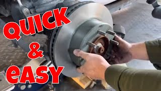 How To Change Front Brake Pads And Rotors  2019 Ram 2500  Cummins [upl. by Carpenter]