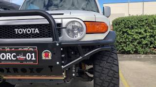 TOYOTA FJ CRUISER XROX TUBE BULL BAR OFF ROAD 4X4 [upl. by Elon]