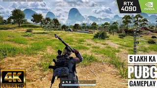 Pubg pc on rtx 4090 ultra settings gameplay pada 5 lakh ka😱 pubgmobile pubg rtx4090 [upl. by Neevan38]